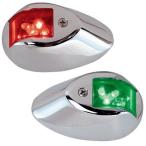 Perko 0602DP1CHR 12V LED Side Lights - Chrome, 3-1/4" L x 2" W x 1-1/8