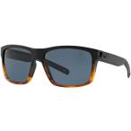 Costa Del Mar Men's Slack Tide Polarized Rectangular Sunglasses, Matte