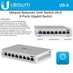 Ubiquiti UniFi US-8 PoE Powered 8 Port Managed Gigabit Switch with PoE