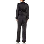KENDALL + KYLIE Women's Plus Size Bell Sleeve Belted Jumpsuit, Black,