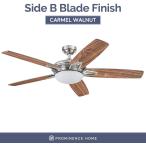 Prominence Home 51482-01 Clancy Ceiling Fan, 52, Brushed Nickel