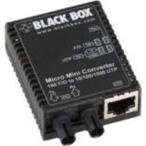 Black Box Micro Mini LMC402A Transceiver/Media Converter - 1 x Network