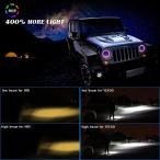 DOT Approved 7 inch RGB LED Headlights for Wrangler JK LJ TJ CJ Hummer