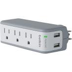 Belkin Wall Mount Surge Protector - 3 AC Multi Outlets &amp; 2 USB Ports -