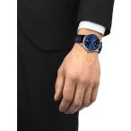 Tissot mens Chemin des Tourelles Stainless Steel Dress Watch Blue T099