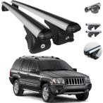 OMAC Roof Rack Cross Bar Set Fits Jeep グランドチェロキーerokee WJ 1999-2004 | L