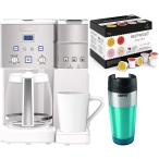 Cuisinart SS-15W Coffee Center 12-Cup Coffeemaker and Single-Serve Brewer with 96-Count Variety K-Cup Set  and Tumbler Bundle (3 Items)　並行輸入品