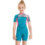 Zeraty Kids Wetsuit Short Sleeve Diving Suit Short Sleeve Wet Suits Toddler Children Thermal 2.5mm Neoprene One Piece Swimsuit for Diving Swimming Su