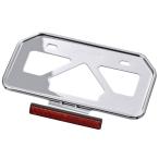  номерная табличка держатель 125cc и меньше ( гора type ) мопед для хром легкий type отражатель есть DAYTONA( Daytona )