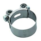 エキゾーストバンド Φ42.7 スチール製メッキ仕上げ DAYTONA（デイトナ）