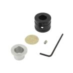 ブリーザーホースエンド22Φ ブラック POSH（ポッシュ）