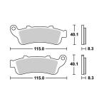 バラデロ（XL1000V）99〜03年 ストリートエクセル（シンター）ブレーキパッド フロント用 735HS SBS（エスビーエス）