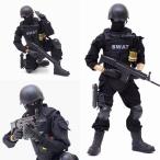 SWAT 1/6 ミリタリーフィギュア セット 全長30cm 可動箇所30箇所 特殊部隊 警察 人形