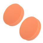 電動ポリッシャー用 スポンジバフ 150mm 2個セット マジックテープ式 平型スポンジ ワックスがけ