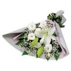 花キューピット 花束 【511757】 （お供え・ご葬儀）