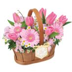 花キューピット アレンジメント 春のお祝い 1〜3月 お祝い  卒業祝 入学祝 ホワイトデー 誕生日 記念日 イベント 発表会 お見舞 歓送迎 【524221】