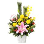 花キューピット 迎春アレンジメント 【524228】◆お届け期間：12/28(日)〜12/30(火)◆