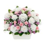 花キューピット アレンジメント お供え お悔やみ お盆 お彼岸 法要 枕花 ご葬儀 【524308】