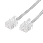  Elecom modular кабель 7m тонкий белый MJ-7WH