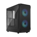 Fractal Design Focus 2 RGB Black TG Clear Tint воздушный поток важность усиленный стекло panel принятие ATX PC кейс 