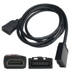 [Tr701-1] HDMI ナビ 変換 ケーブル ダイハツ タイプE を タイプA に 接続 配線 カーナビ ナビ 車 コード アダプター ディーラ