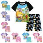 ピクミン Pikmin パジャマ キッズ 半袖 ハーフパンツ 上下セット 2点セット キッズ ジュニア 男の子 女の子　ボーイズ 子供服 100cm?140cm