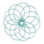  Tokyo . мидзухики цветок узор #5 бледно-голубой бледно-голубой MH000550-005 детали декора материалы японский стиль материалы детали 