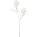 造花 YDM ネージュアーティチョークスプレー ホワイト FG-5456-W 造花実物、フェイクフルーツ フルーツ、ベジタブル 爆買