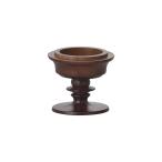 クレイ ｏｒａｃｌｅ＿7φ6Ｈ DARK BROWN 680-921-202 花器 花瓶 木製花器