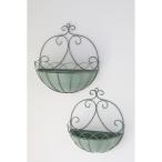  день ограничение 07ko отдушина сад Capella wall корзина 2 позиций комплект US-29 цветочный горшок модный садоводство садоводство сопутствующие товары цветок pot железный жестяная пластина горшок 