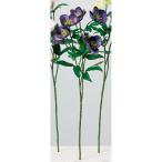 造花 アスカ クリスマスローズ×7 つぼみ×2 #009P ブルーパープル A-34635-9P 造花 花材「か行」 クリスマスローズ