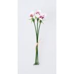 造花 アスカ ナデシコバンチ 1束3本  #017W ホワイトライラック A-34665-17W 造花 花材「な行」 ナデシコ