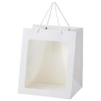  сосна . хобби окно имеется бумажная сумка L белый F-3-95709 6 листов упаковка пакет подарок пакет ручная сумка бумажный пакет 