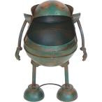  цветочный горшок модный день ограничение 07. рисовое поле магазин промышленность metal Robot упаковка man S 4497 садоводство садоводство сопутствующие товары цветок pot железный жестяная пластина горшок 