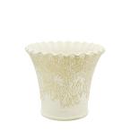  цветочный горшок модный CARNAC Celine гонки Mini оборка S-WH белый CQ010WH садоводство садоводство сопутствующие товары цветок pot цемент горшок 