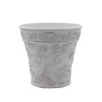CARNAC ボールドアラベスクベーシックＬ−ＧＹ グレー FC032GY ガーデニング 園芸用品 植木鉢 フラワーポット 合成樹脂鉢
