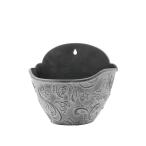 CARNAC ボールドアラベスクウォールＡ−ＢＫ ブラック FC036BK ガーデニング 園芸用品 植木鉢 フラワーポット 合成樹脂鉢