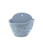 ショッピングボールド CARNAC ボールドアラベスクウォールＡ−ＢＬ ブルー FC036BL ガーデニング 園芸用品 植木鉢 フラワーポット 合成樹脂鉢