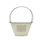  цветочный горшок модный CARNACzefi-ru ведро L-WH белый HSZ17WH 4 шт садоводство садоводство сопутствующие товары цветок pot железный жестяная пластина горшок 