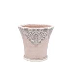 CARNAC ローズレースベーシックS-PK ピンク GFB421PK 園芸用品 植木鉢 フラワーポット グラスファイバー鉢