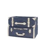 植木鉢 おしゃれ 特価 CARNAC ヴィンテージレザードゥトランクDM デニム GFB432DM ガーデニング 園芸用品 フラワーポット グラスファイバー鉢