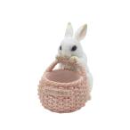 CARNAC アベルアニマル15ラビット*バスケットPK ピンク WG015PK 4個 ガーデニング 園芸用品 植木鉢 フラワーポット レジン鉢