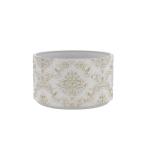 CARNAC ミニアラベスクオアシスB-IG アイボリー×ゴールド FCFW02IG ガーデニング 園芸用品 植木鉢 フラワーポット 合成樹脂鉢