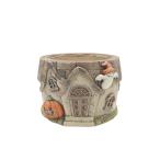 CARNAC Halloween сад pot 26-B-BR Brown GFBHW22BR садоводство сопутствующие товары цветочный горшок цветок pot стакан волокно горшок 