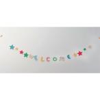 日限定07 丸和貿易 メリーパーティー ガーランド ウェルカム  スター 400627201 店内装飾 クリスマスディスプレイ ガーランド チェーン