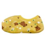 日限定07 丸和貿易 ぽかぽかそっくす ショート 温泉カピバラ イエロー 2003970-5 6足 店舗ディスプレイ 店内装飾 雑貨 ファッション小物