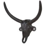  день ограничение 08 Dulton bru Skull крюк античный черный S555-379ABK магазин салон орнамент орнамент wall декоративный элемент крюк держатель балка 