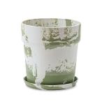 日限定07 POSH LIVING アーバンプランツポット ミルク ピスタチオ 81144 園芸用品 植木鉢 フラワーポット プラスチック鉢
