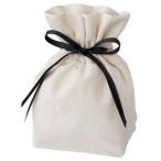 HEADS 無地巾着バッグ−Ｓ 10枚  M-KBS ラッピング袋 プレゼント袋 巾着袋