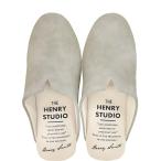 日限定07 drawerplus HENRY STUDIO ヘンリースタジオ フェイクレザー スリムスリッパM LGY 73534 店舗ディスプレイ 店内装飾 雑貨 生活雑貨